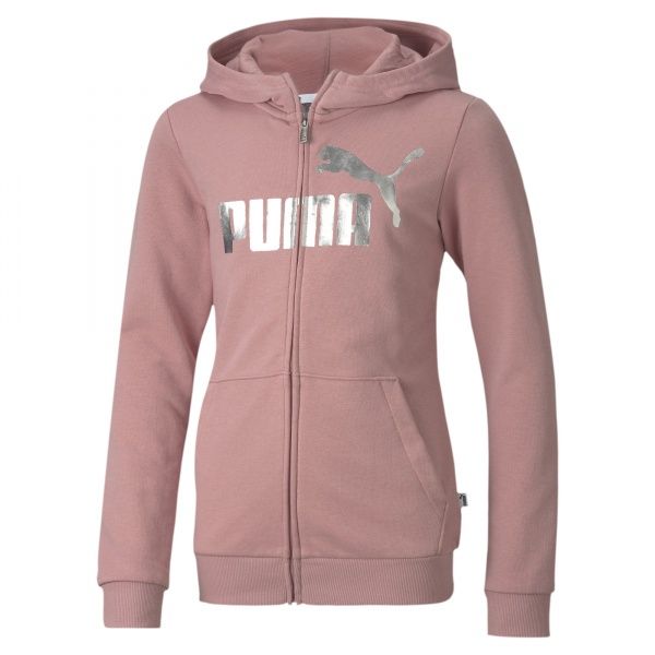 Джемпер Puma ESS+ Hooded Sweat Jacket 58255816 р. 152 розовый