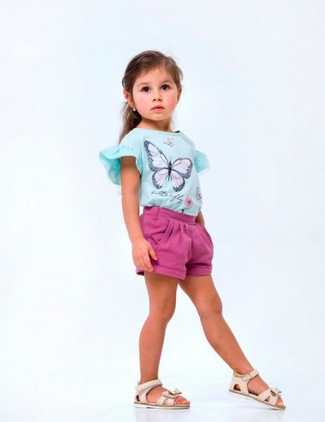 Шорты для девочек Smil 112309 р.92 лиловый 