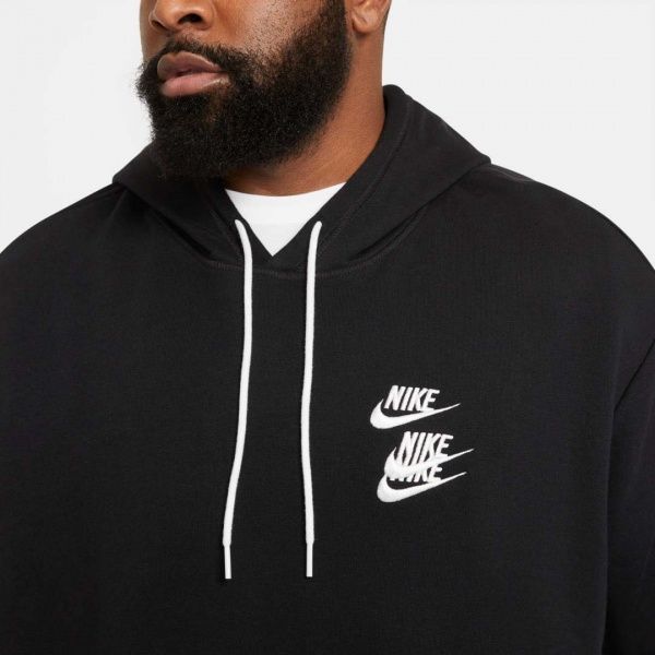 Джемпер Nike M NSW PO FT HOODIE WTOUR DA0931-010 р. L чорний