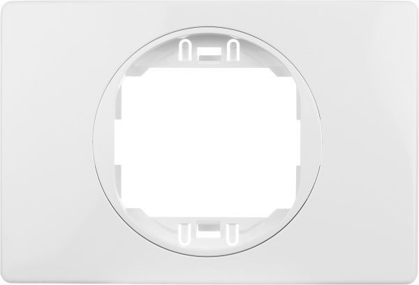 Рамка одноместная Aling-Conel EON горизонтальная белый E6803.00