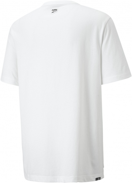 Футболка Puma Downtown Logo Tee 53367202 р.2XL білий