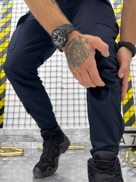 Брюки тактичні LOGOS Tactical Waterproof р. XXXXL синій (04-10-00-0014) 