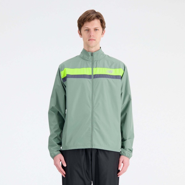 Куртка New Balance ACCELERATE JACKET MJ23236DKJ р.S зелений
