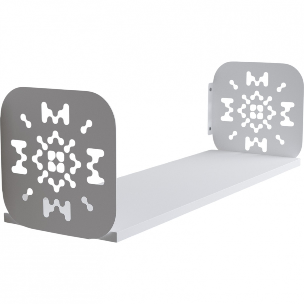 Полиця навісна Metkas Home Дім 700x220x220 мм білий глянець (DPN02233 07022 11)