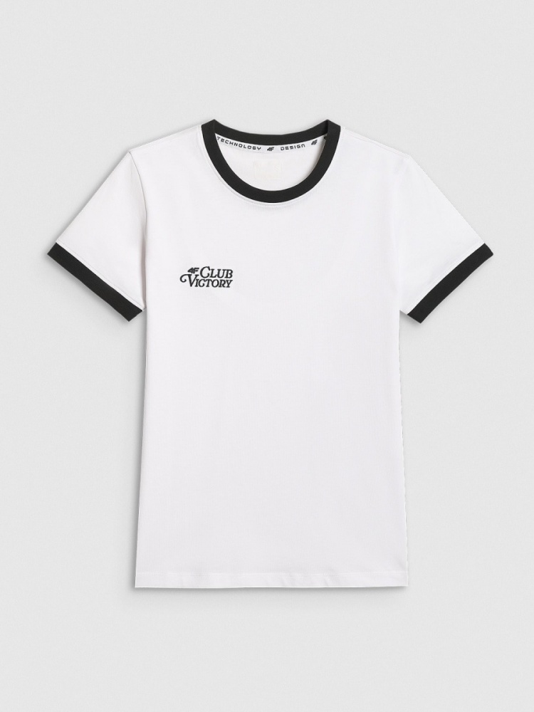 Футболка 4F 4FWSS26TTSHF2725-10S р.XS белый