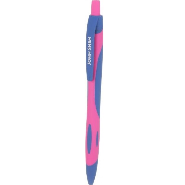 Ручка кулькова Nota Bene Original 0,7 мм рожево-блакитний корпус 