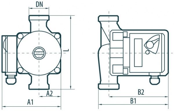 Циркуляционный насос Насосы плюс оборудование BPS 20-4-130