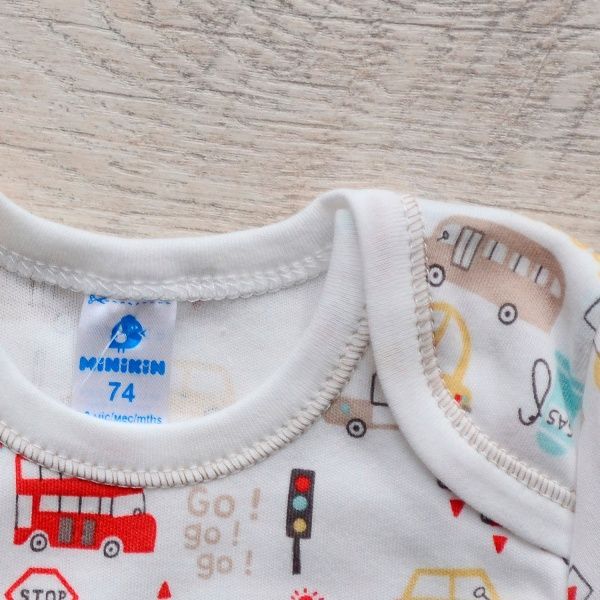 Боди детское Minikin р.80 молочный 206003 