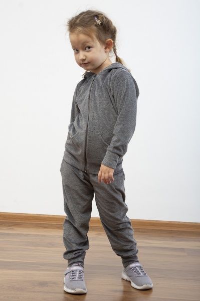 Спортивний костюм Роксана №0016/50015 р.122 темно-сірий 