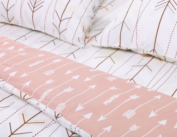 Комплект постельного белья Нежные мотивы 2 евро разноцветный Rigel 