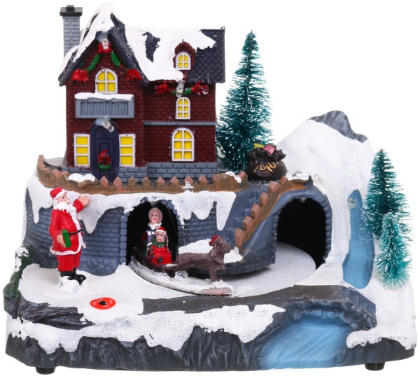 Декорація новорічна з підсвіткою ACJ000320 в асортименті світлодіодна (LED) 17 см 