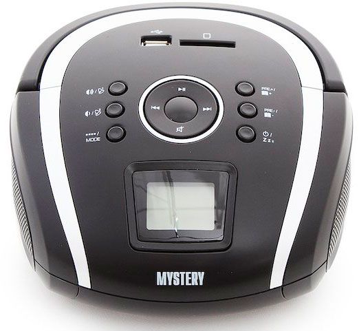 Магнитола Mystery BM-6004UB black/silver