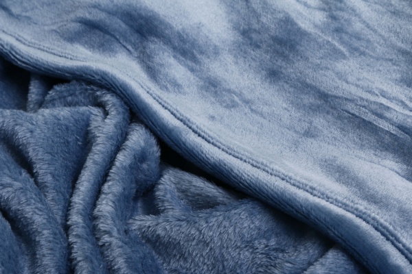 Плед Frannel Solid blue 160x200 см синій La Nuit 