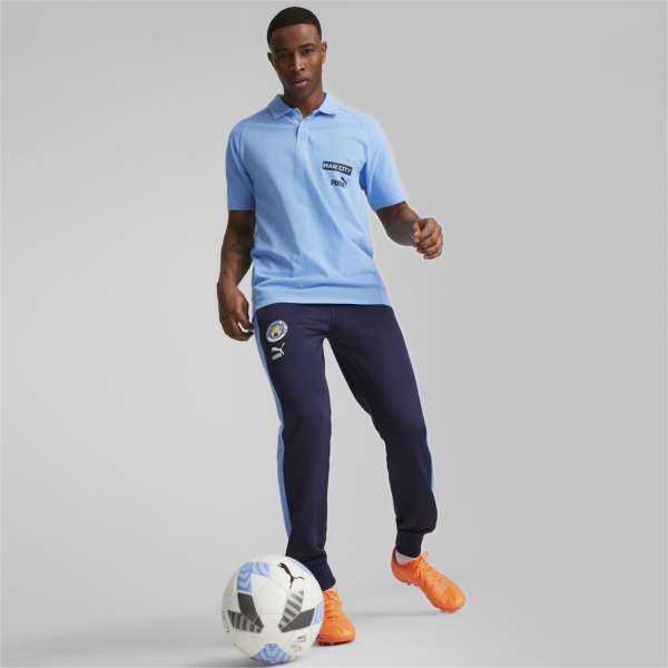 Футболка Puma MCFC CASUALS POLO 76773522 р.2XL блакитний