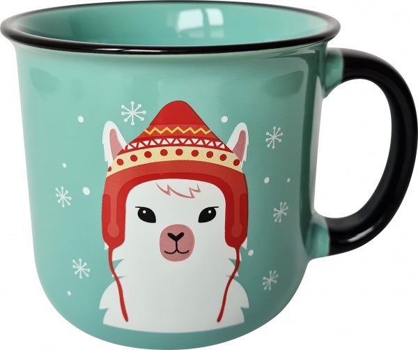 Чашка New Year Lama 470 мл М0420-FT21147-1 Milika