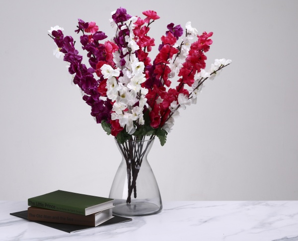 Ваза стеклянная Песочная 21 см 