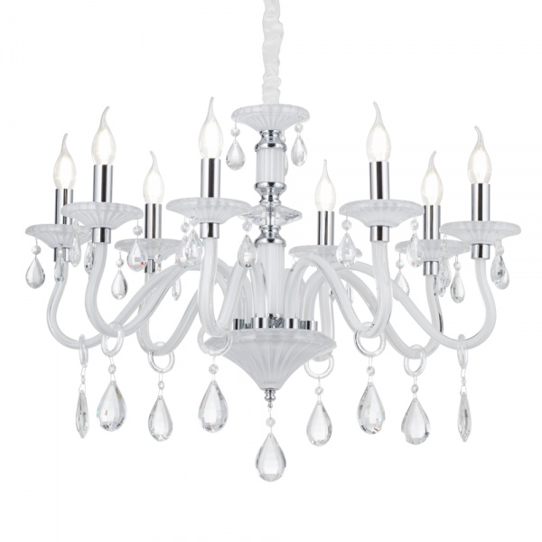 Люстра Victoria Lighting 8x40 Вт E14 белый Cordelia/SP8 white 
