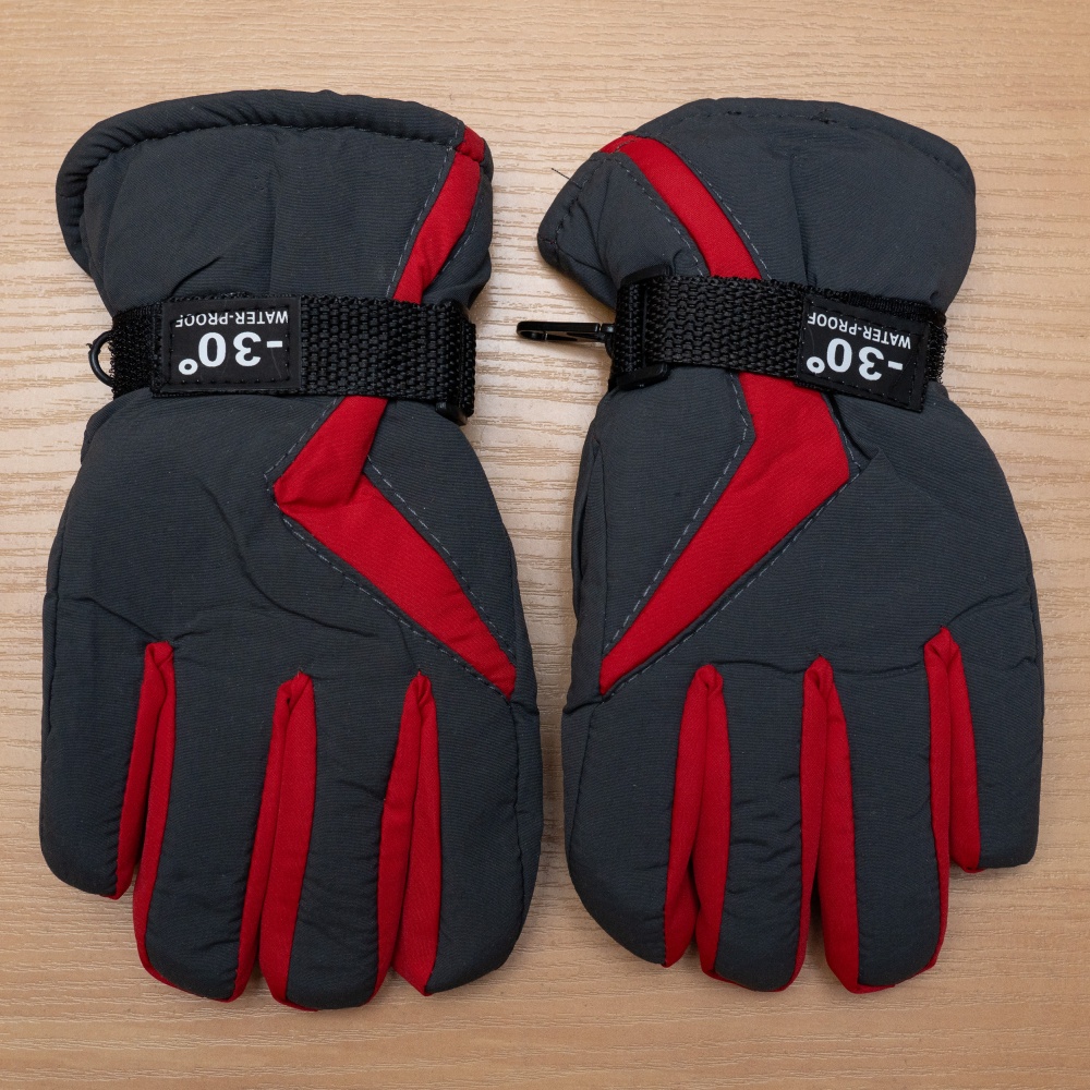 Варежки Devilon лыжные детские р.22 /серый с оранжевым 519360