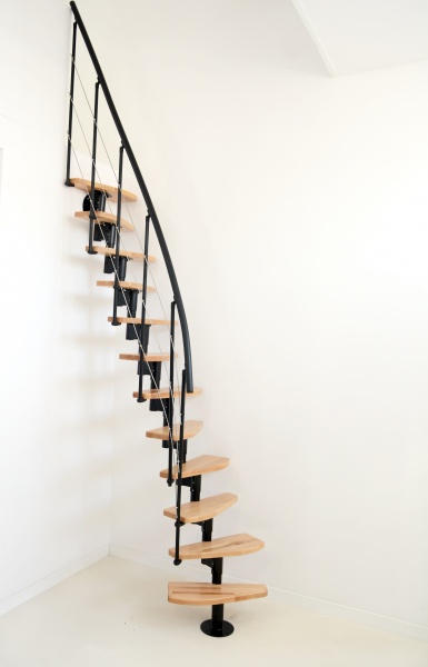 Лестница Minka Holz- & Metallverarbeitungs модульная NIZZA (ступени - Бук) 