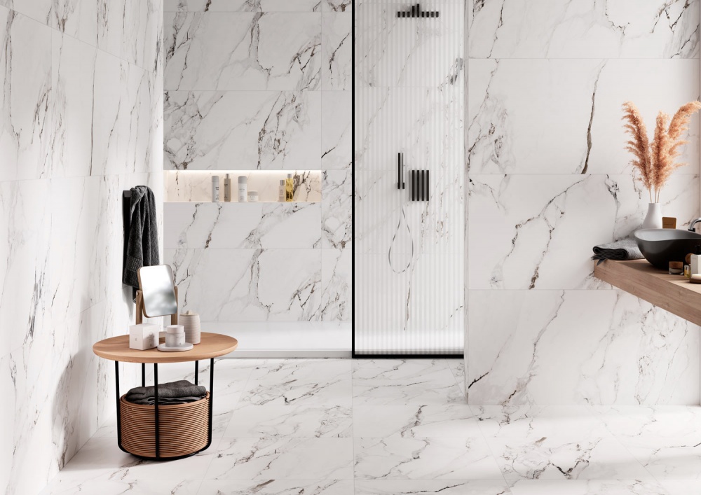 Плитка Cersanit Cameron white satin rect 59,8x119,8 см