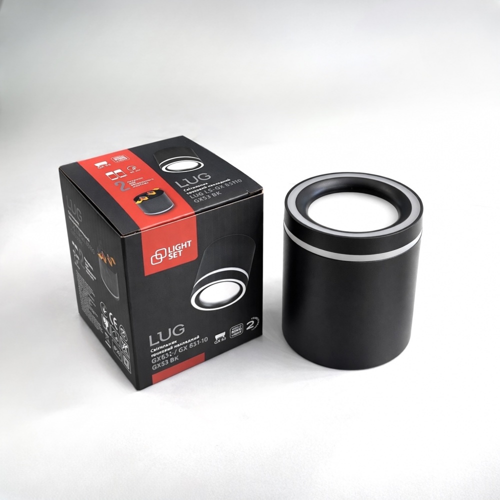Светильник точечный LIGHT SET LUG LS-GX 85110 12 Вт GX53 черный
