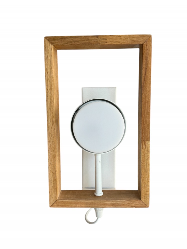 Бра LIGHT SET PL KARPATY металл/дерево 12 Вт GX53 белый