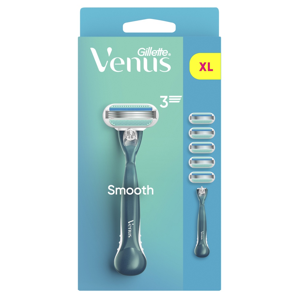 Станок для гоління Gillette Venus Smooth з 5 змінними картриджами