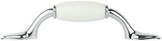 Меблева ручка 11790 76 мм хром Ferro Fiori CR 9040.076.W