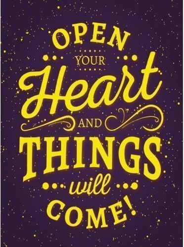 Постер Відкрий своє серце 21 см