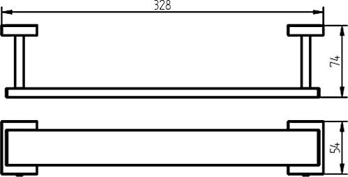 Держатель для полотенца Haceka Edge 403306