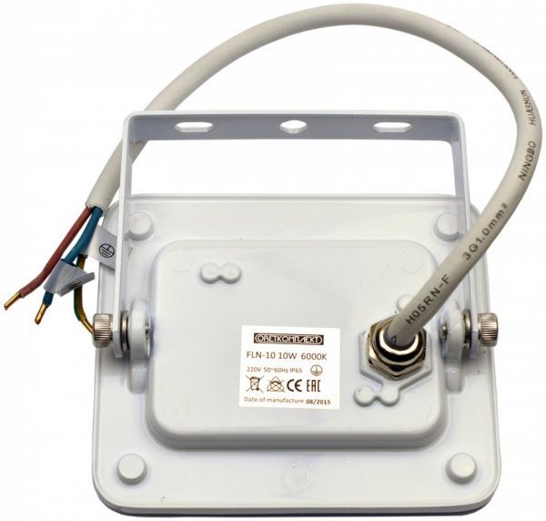 Прожектор Светкомплект FLN-10 6000 К LED 10 Вт IP65 серебряный 