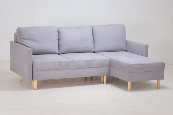 Диван кутовий ADK Домо Е25 (52) сірий 2250x1520x760 мм