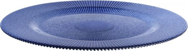 Блюдо Glimmer 33 см синє 