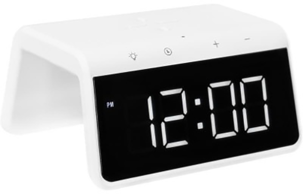 Годинник настільний Pro Smart Desktop Clock Time Bridge GP-SDC01 + бездротова зарядка Gelius