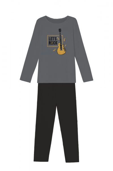 Пижама для мальчиков KOSTA р.134–140 серый 2235-4 