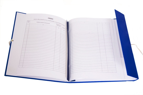 Папка для документов Папка на завязках 