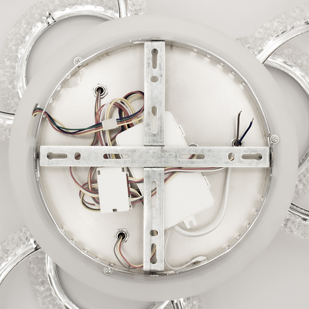 Люстра светодиодная Luminaria 100 Вт LED-модуль хром LILY RGB 100W 7R CHR/ICE