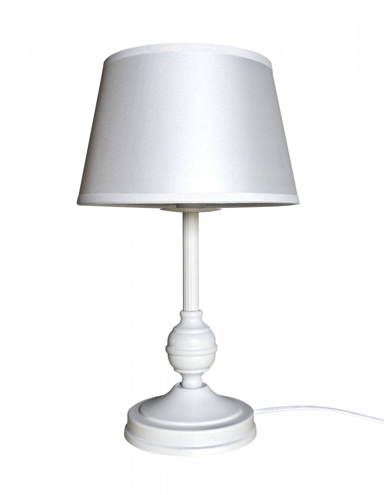 Настільна лампа Геотон Октавія-147WH 1x40 Вт E14 білий 49537