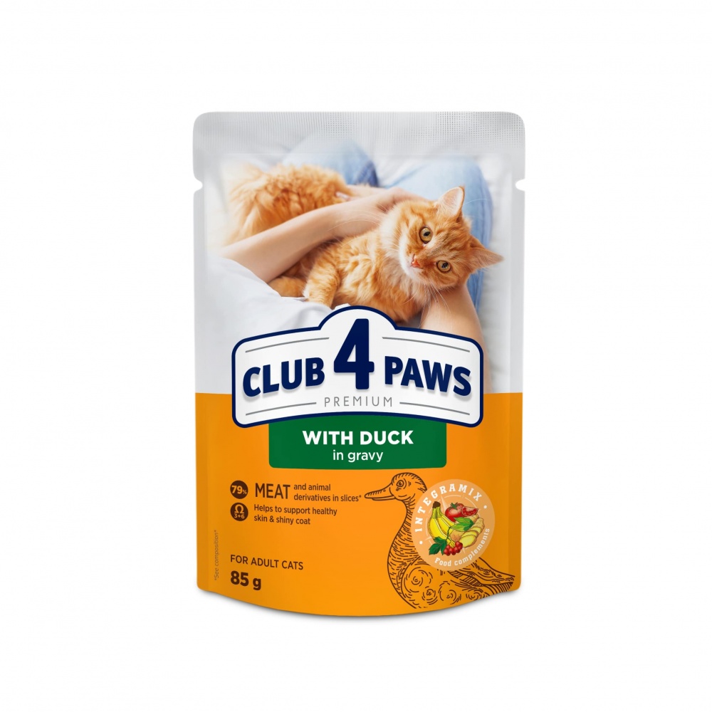 Корм вологий Club 4 Paws