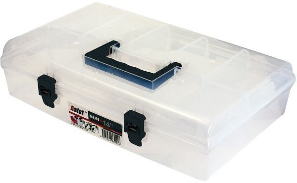 Органайзер для дрібних деталей для метизів Prosperplast прозорий (359x238x85) 6 секцій (NUN14) 14