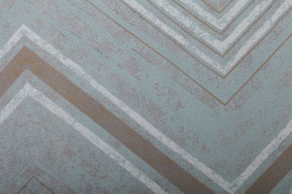 Тканина Зигзаг 280 см аква 