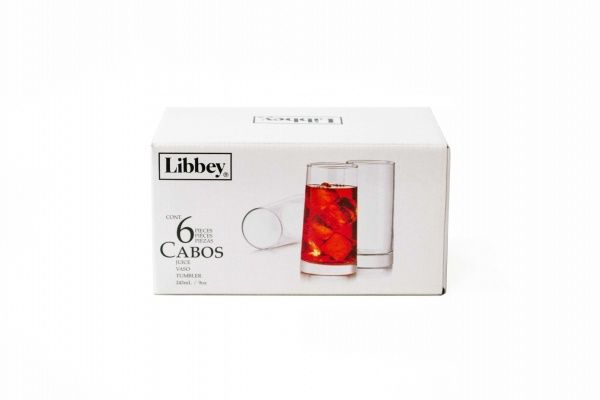 Набір склянок низьких Cabos 31-225-131 245 мл 6 шт. Libbey 