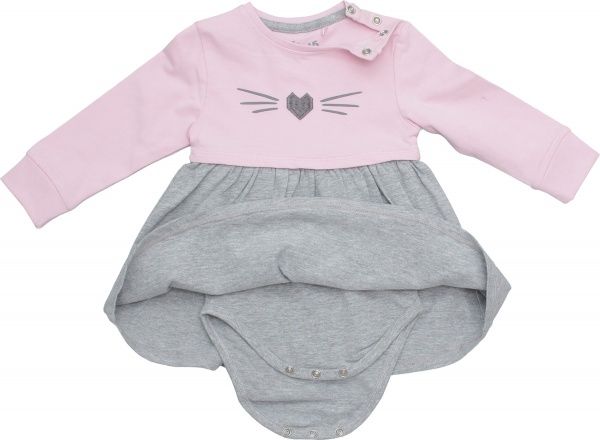 Боди детское 5.10.15. 6T3904 р.68 розовый с серым 