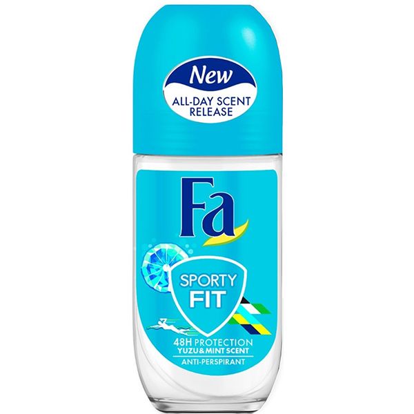 Антиперспирант для женщин Fa Sporty Fit Аромат Юзу та М'яти 50 мл