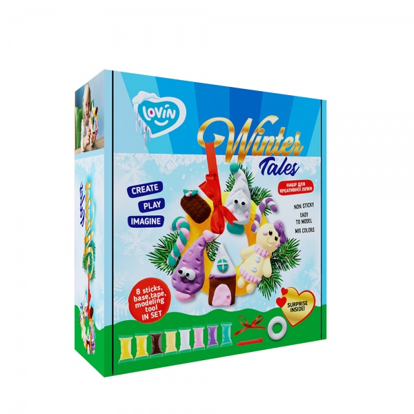 Набор для детского творчества Lovin Winter Tales Венок желтый. Карамельные сладости 70103