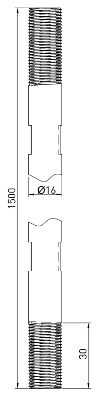 Стержень заземления E.NEXT 16/1500 мм z0010022
