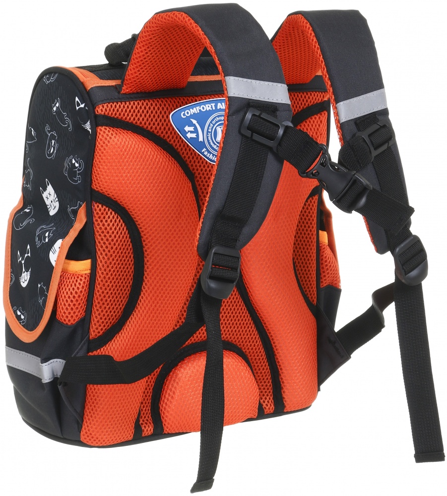 Ранец-короб Nota Bene Котики ортопедический 4 Кота Cats NB 24