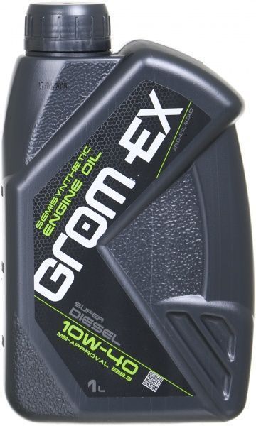 Моторное масло Grom-Ex SUPER DIESEL 10W-40 1 л