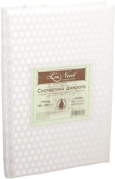 Скатерть Джерата 145x200 см айвори La Nuit 
