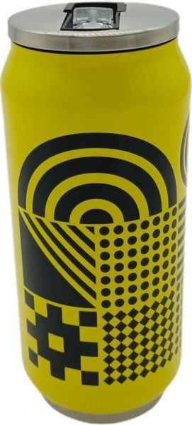 Термочашка Yellow geometry 400 мл Flamberg